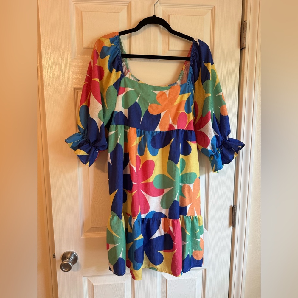 Vestique Multicolor Floral Dress